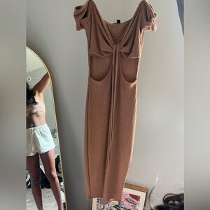 Windsor Brown maxi dress